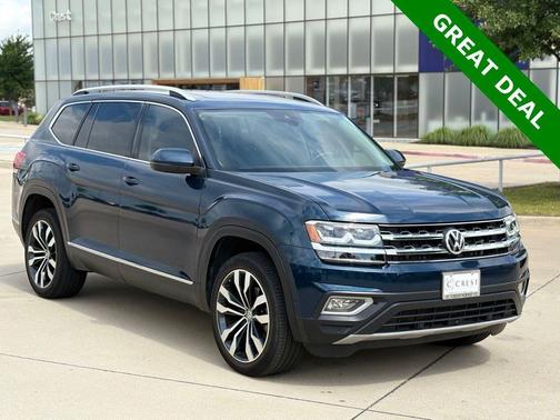 Pacific Blue Metallic 2020 Volkswagen Atlas 3.6L SEL Premium