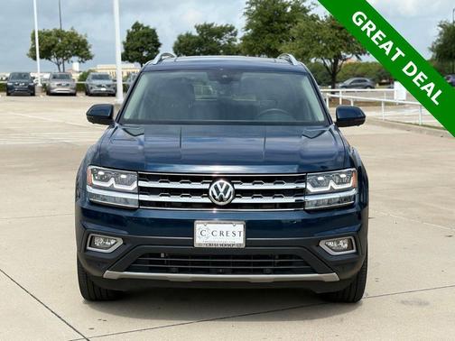 Pacific Blue Metallic 2020 Volkswagen Atlas 3.6L SEL Premium