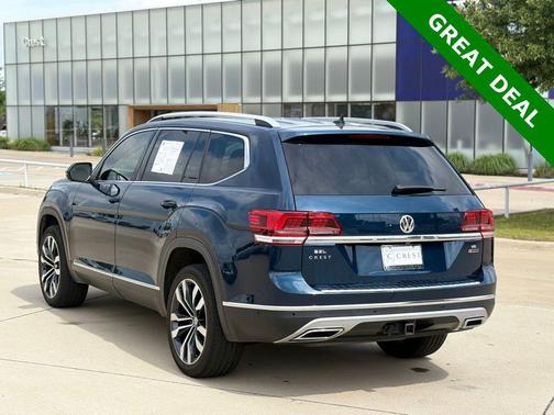 Pacific Blue Metallic 2020 Volkswagen Atlas 3.6L SEL Premium
