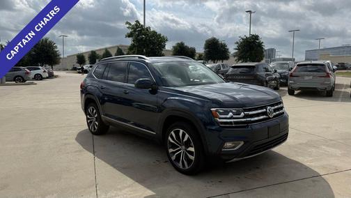 Pacific Blue Metallic 2020 Volkswagen Atlas 3.6L SEL Premium