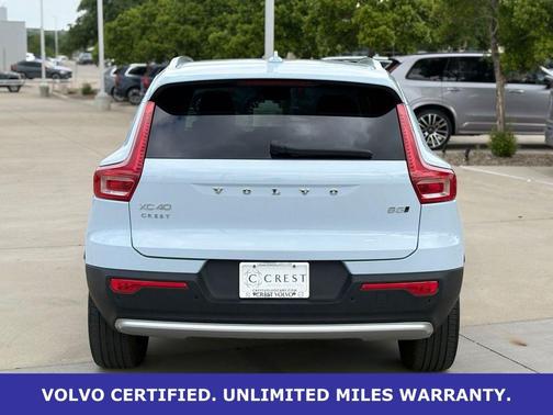 Cloud Blue 2025 Volvo XC40 B5 Plus Bright Theme