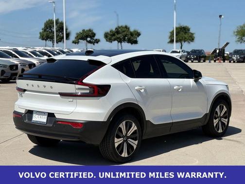 Crystal White Metallic 2023 Volvo C40 Recharge Pure Electric Twin Plus