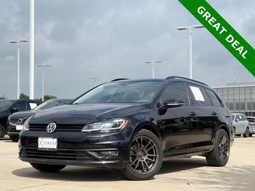 Deep Black 2019 Volkswagen Golf SportWagen TSI SE