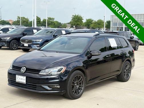 Deep Black 2019 Volkswagen Golf SportWagen TSI SE