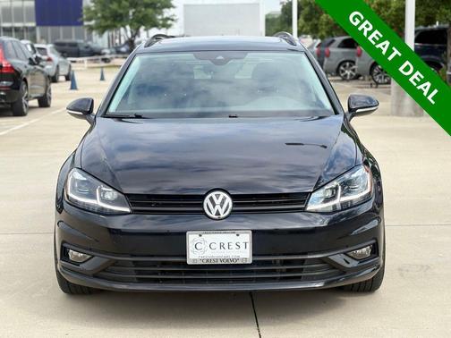 Deep Black 2019 Volkswagen Golf SportWagen TSI SE