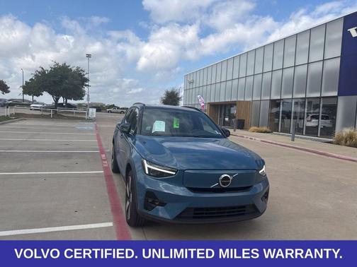 Fjord Blue Metallic 2023 Volvo XC40 Recharge Pure Electric Ultimate