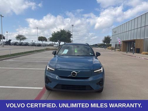 Fjord Blue Metallic 2023 Volvo XC40 Recharge Pure Electric Ultimate