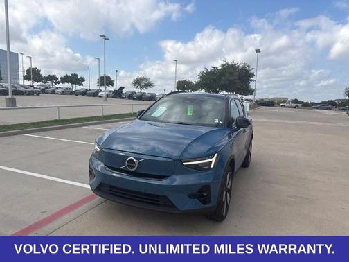 Fjord Blue Metallic 2023 Volvo XC40 Recharge Pure Electric Ultimate