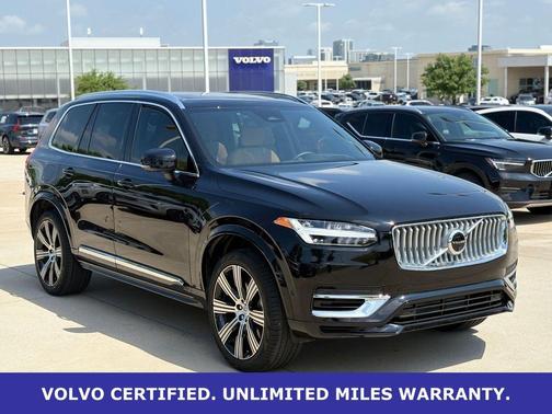 Onyx Black Metallic 2025 Volvo XC90 Plug-In Hybrid T8 Ultra