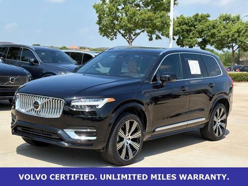 Onyx Black Metallic 2025 Volvo XC90 Plug-In Hybrid T8 Ultra