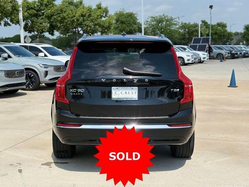 Onyx Black Metallic 2025 Volvo XC90 Plug-In Hybrid T8 Ultra