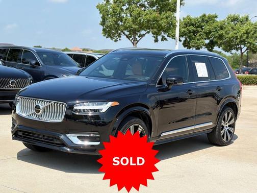 Onyx Black Metallic 2025 Volvo XC90 Plug-In Hybrid T8 Ultra