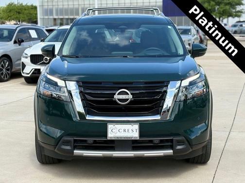 Obsidian Green Pearl 2024 Nissan Pathfinder Platinum