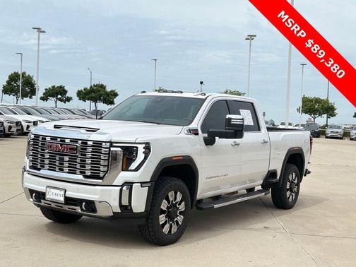 White Frost Tricoat 2024 GMC Sierra 2500 Denali
