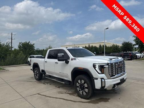 White Frost Tricoat 2024 GMC Sierra 2500 Denali