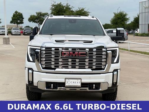 White Frost Tricoat 2024 GMC Sierra 2500 Denali