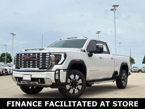 White Frost Tricoat 2024 GMC Sierra 2500 Denali