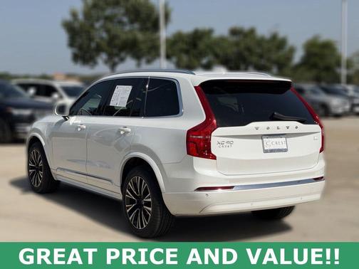 Crystal White Metallic 2023 Volvo XC90 Recharge Plug-In Hybrid T8 Bright Theme