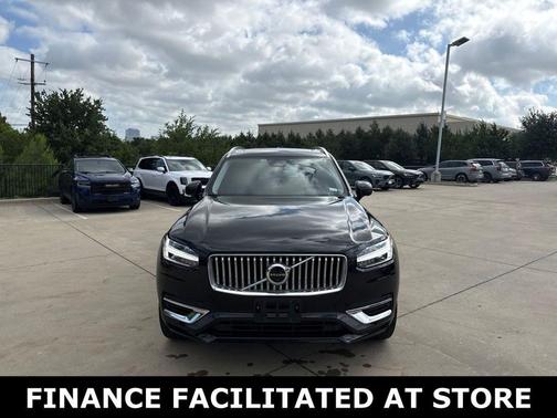 Onyx Black Metallic 2023 Volvo XC90 Recharge Plug-In Hybrid T8 Plus Bright Theme 7 Passenger
