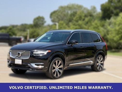 Onyx Black Metallic 2023 Volvo XC90 Recharge Plug-In Hybrid T8 Plus Bright Theme 7 Passenger