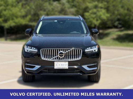 Onyx Black Metallic 2023 Volvo XC90 Recharge Plug-In Hybrid T8 Plus Bright Theme 7 Passenger