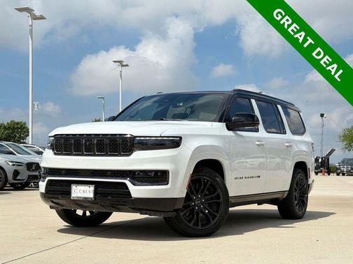 Bright White Clearcoat 2024 Jeep Grand Wagoneer Obsidian 4X4