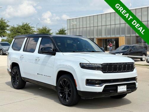 Bright White Clearcoat 2024 Jeep Grand Wagoneer Obsidian 4X4