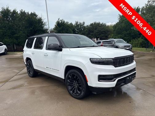 Bright White Clearcoat 2024 Jeep Grand Wagoneer Obsidian 4X4