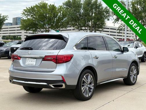 Lunar Silver Metallic 2018 Acura MDX 3.5L w/Technology Package