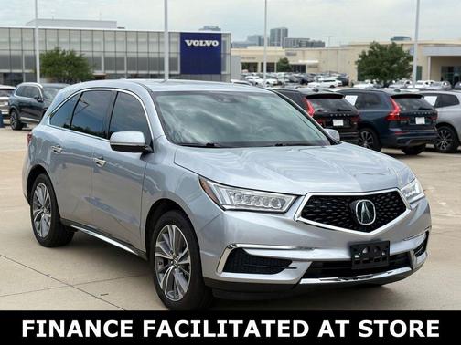 Lunar Silver Metallic 2018 Acura MDX 3.5L w/Technology Package
