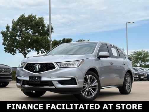 Lunar Silver Metallic 2018 Acura MDX 3.5L w/Technology Package