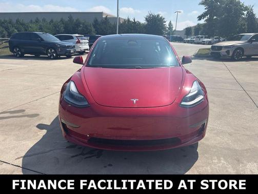 Red Multi-Coat 2021 Tesla Model 3 Standard Range Plus