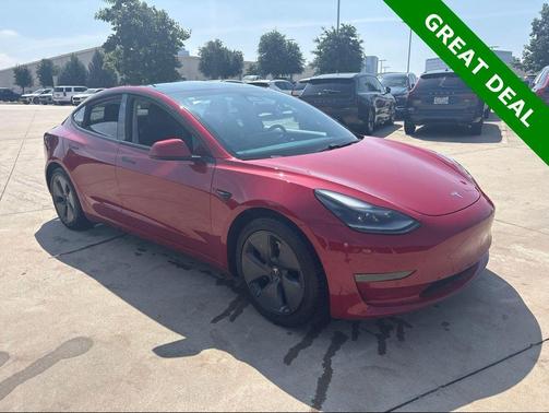 Red Multi-Coat 2021 Tesla Model 3 Standard Range Plus