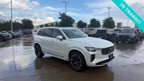 Crystal White Metallic 2025 Volvo XC90 B6 Plus 7-Seater
