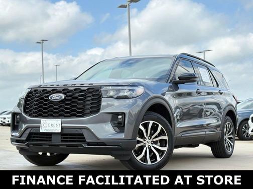 Carbonized Gray Metallic 2025 Ford Explorer ST-Line