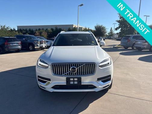 Crystal White Metallic 2024 Volvo XC90 Recharge Plug-In Hybrid T8 Plus Bright Theme 7 Passenger