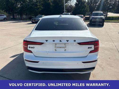 Crystal White Metallic 2024 Volvo S60 B5 Plus Black Edition