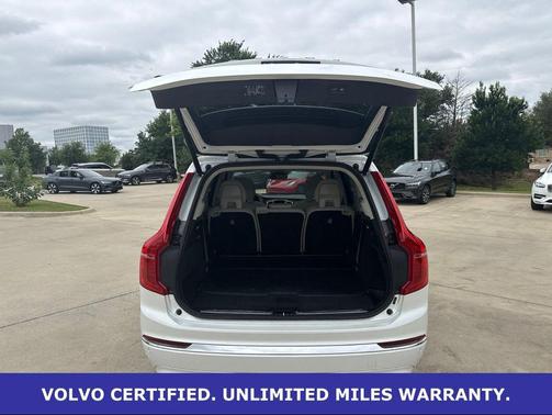 Crystal White Metallic 2024 Volvo XC90 Recharge Plug-In Hybrid T8 Plus Bright Theme 7 Passenger