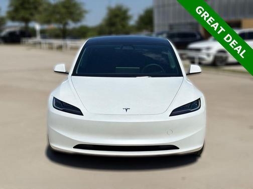 Pearl White Multi-Coat 2024 Tesla Model 3 Long Range