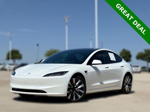 Pearl White Multi-Coat 2024 Tesla Model 3 Long Range
