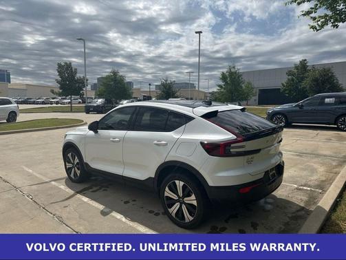 Crystal White Metallic 2023 Volvo C40 Recharge Pure Electric Twin AWD