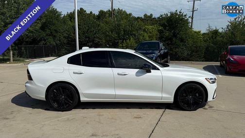 Crystal White Metallic 2024 Volvo S60 B5 Plus Black Edition