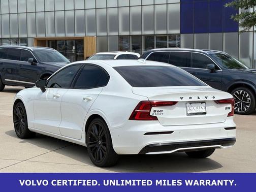 Crystal White Metallic 2024 Volvo S60 B5 Plus Black Edition
