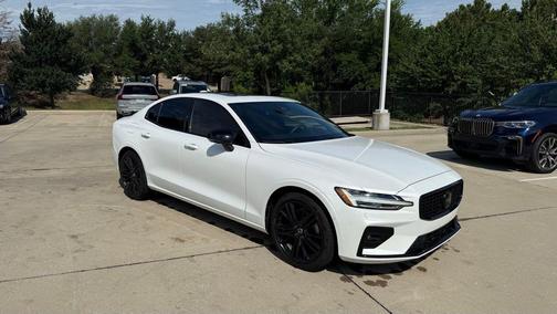 White 2024 Volvo S60 B5 Plus Black Edition