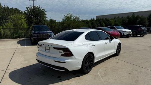 White 2024 Volvo S60 B5 Plus Black Edition
