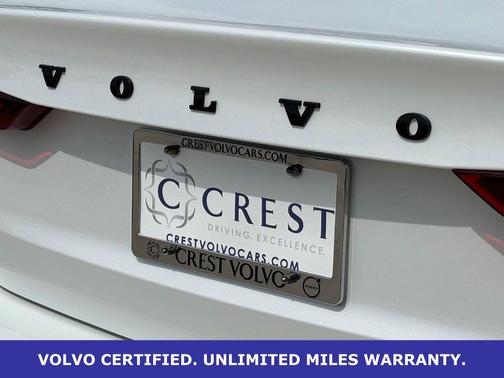 Crystal White Metallic 2024 Volvo S60 B5 Plus Black Edition