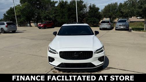 Crystal White Metallic 2024 Volvo S60 B5 Plus Black Edition