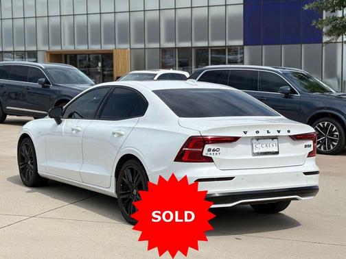 Crystal White Metallic 2024 Volvo S60 B5 Plus Black Edition
