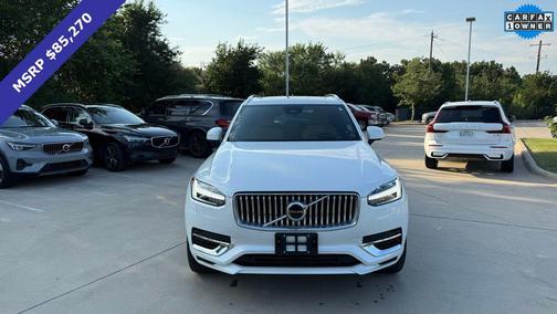 Crystal White Metallic 2024 Volvo XC90 Recharge Plug-In Hybrid Ultimate