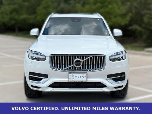 Crystal White Metallic 2024 Volvo XC90 Recharge Plug-In Hybrid Ultimate